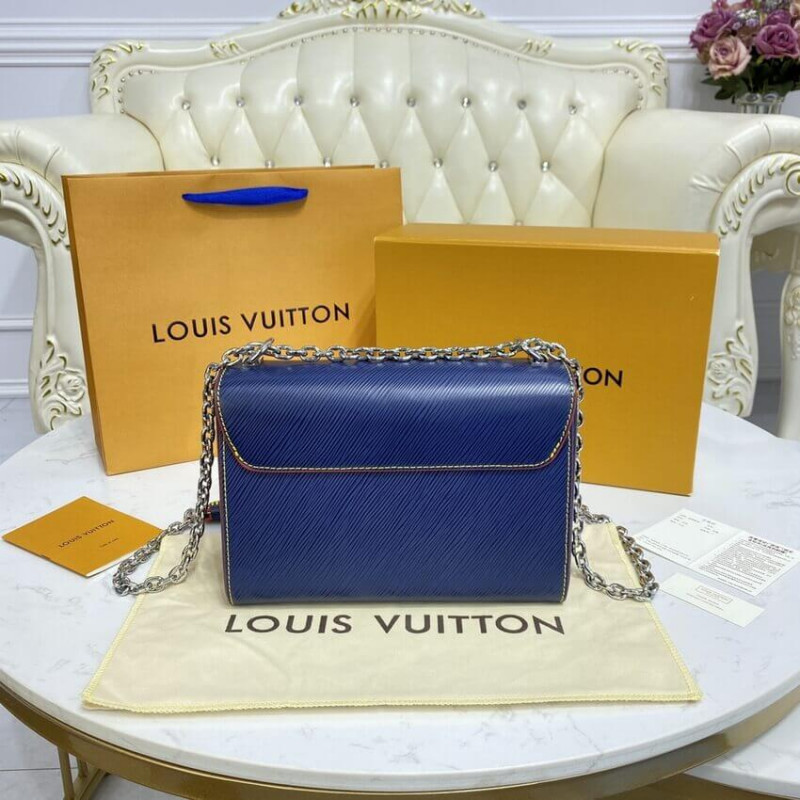 Replica Louis Vuitton Epi Leather Twist Mm M50282 Navy Blue/Red - Image 5
