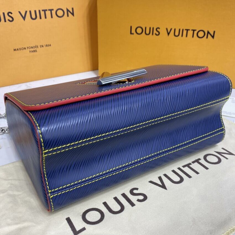 Replica Louis Vuitton Epi Leather Twist Mm M50282 Navy Blue/Red - Image 6