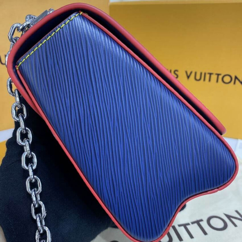 Replica Louis Vuitton Epi Leather Twist Mm M50282 Navy Blue/Red - Image 7