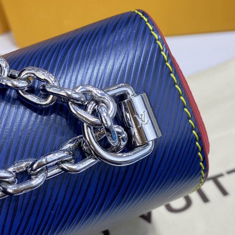 Replica Louis Vuitton Epi Leather Twist Mm M50282 Navy Blue/Red - Image 9