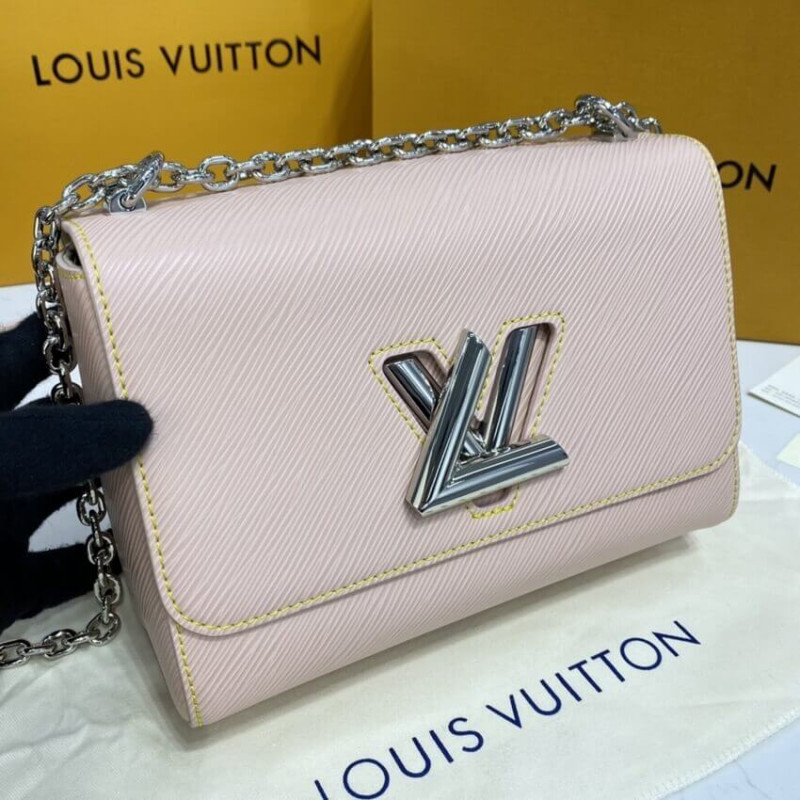 Replica Louis Vuitton Epi Leather Twist Mm M50282 Rose Ballerine - Image 9