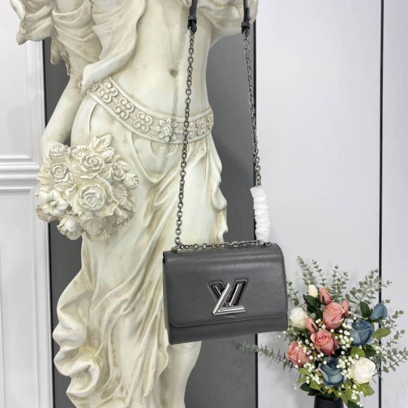 Replica Louis Vuitton Epi Leather Twist Mm M56530 Gray - Image 3