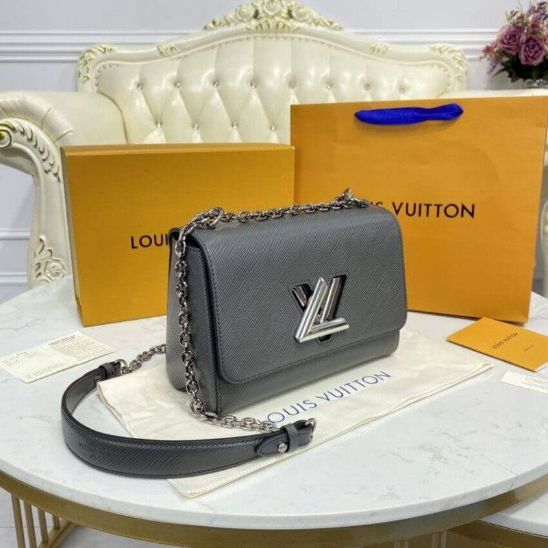 Replica Louis Vuitton Epi Leather Twist Mm M56530 Gray - Image 6