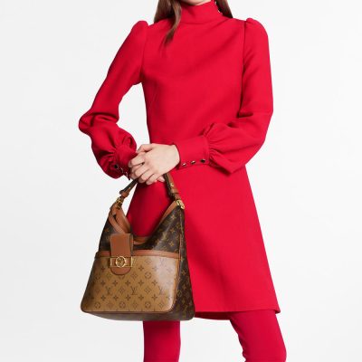 Alternative view of Replica Louis Vuitton Hobo Dauphine Mm M45195