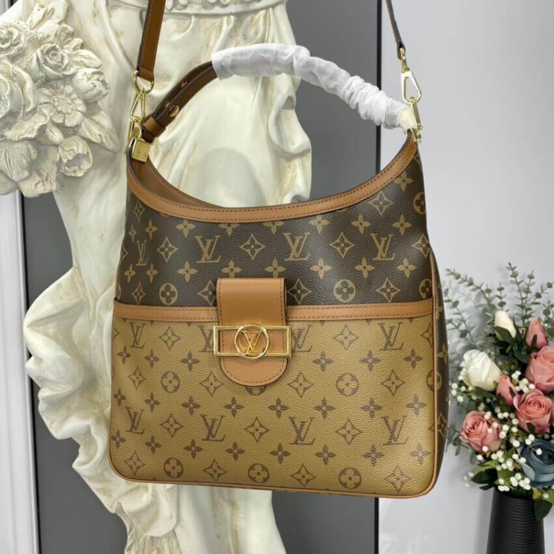 Replica Louis Vuitton Hobo Dauphine Mm M45195 - Image 4