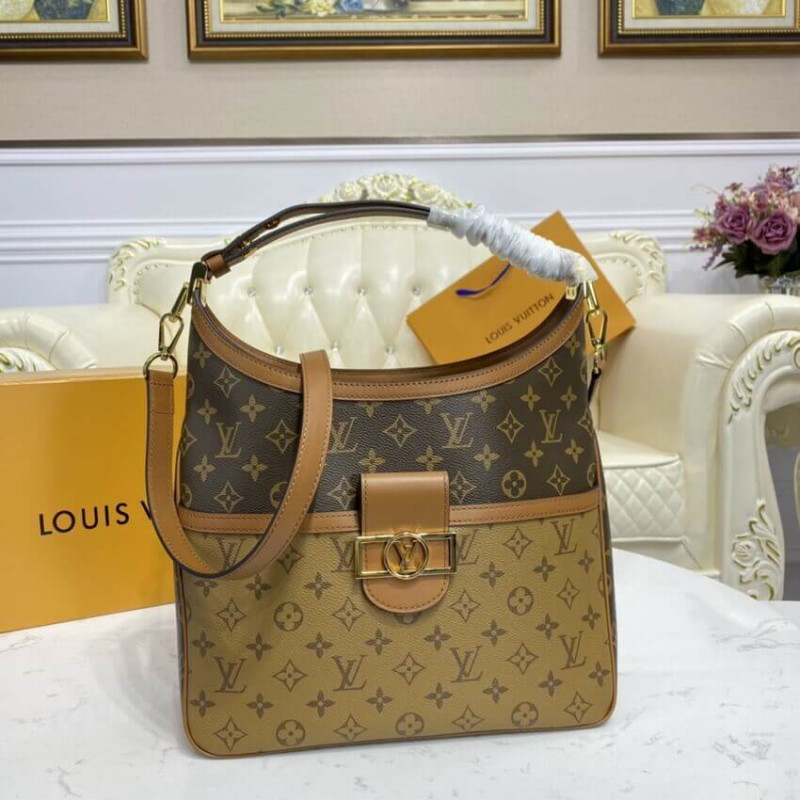 Replica Louis Vuitton Hobo Dauphine Mm M45195 - Image 5