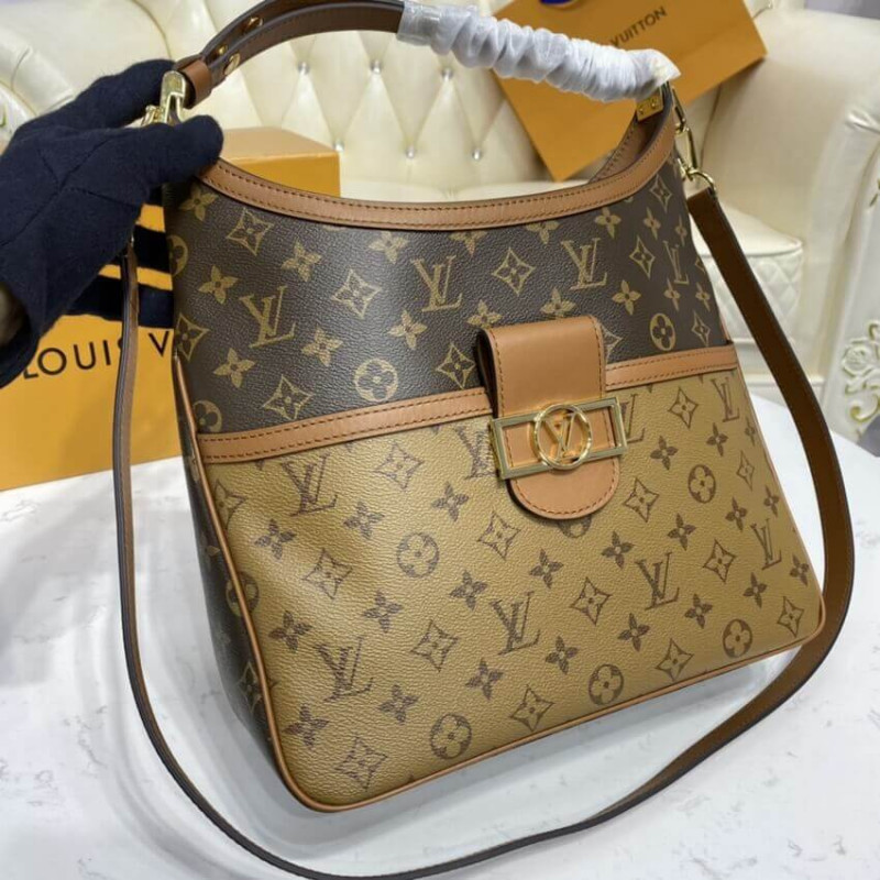 Replica Louis Vuitton Hobo Dauphine Mm M45195 - Image 9