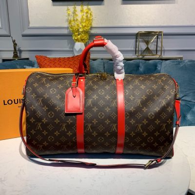 Alternative view of Replica Louis Vuitton Keepall Bandouliere 50 M44740