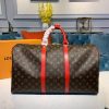 Best Replicas Bags - Louis Vuitton Keepall Bandouliere 50 M44740 Top Quality Louis Vuitton LV Replica Bags On Sales
