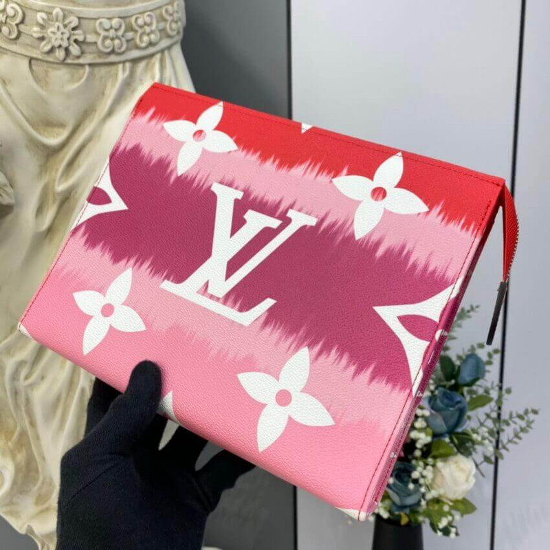 Replica Louis Vuitton Lv Escale Toiletry Pouch 26 M69138 Red - Image 2