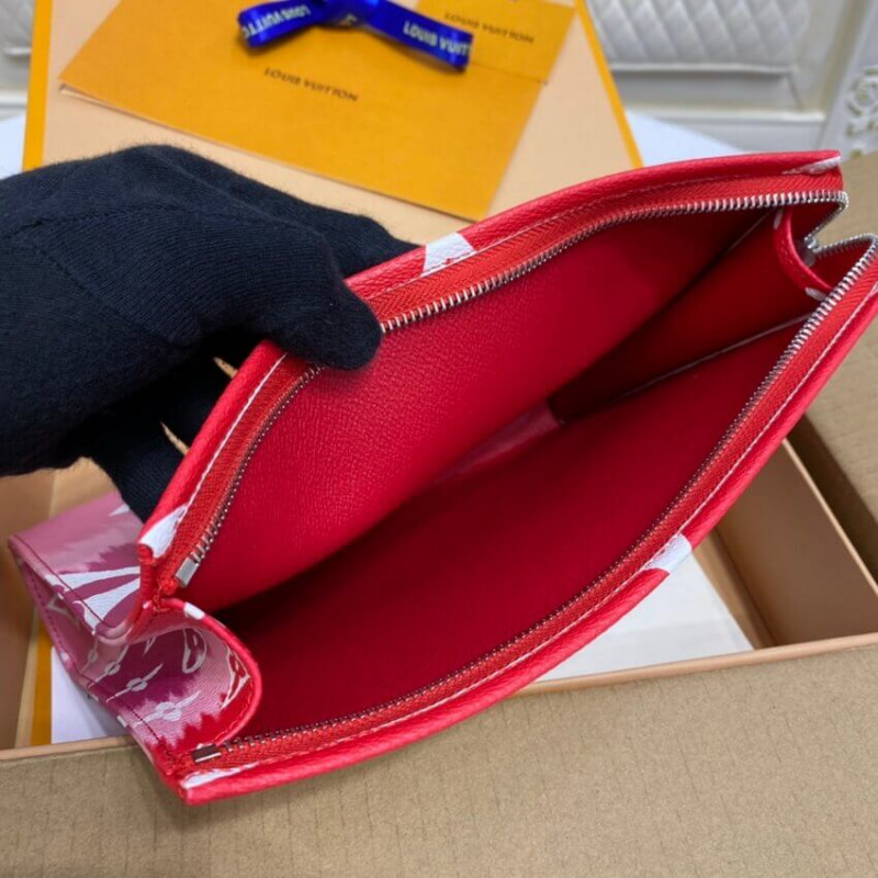 Replica Louis Vuitton Lv Escale Toiletry Pouch 26 M69138 Red - Image 11