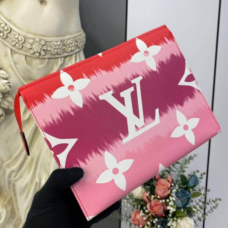 Replica Louis Vuitton Lv Escale Toiletry Pouch 26 M69138 Red - Image 3