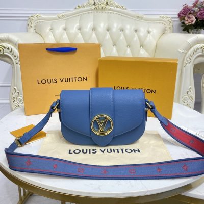 Replica Louis Vuitton Lv Pont 9 Soft Mm M58967 Blue