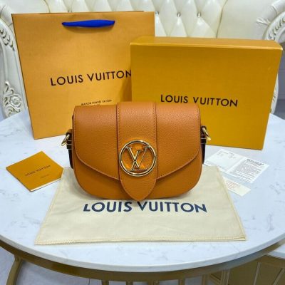 Replica Louis Vuitton Lv Pont 9 Soft Pm M58729 Golden Siena