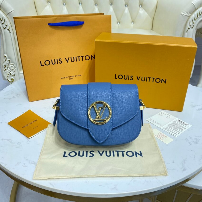 Replica Louis Vuitton Lv Pont 9 Soft Pm M58964 Blue - Image 3