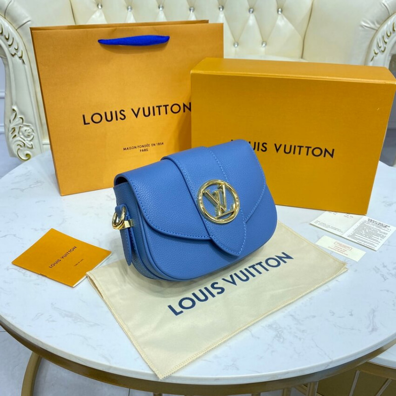 Replica Louis Vuitton Lv Pont 9 Soft Pm M58964 Blue - Image 4
