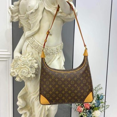 Alternative view of Replica Louis Vuitton Monogram Boulogne 35 Shoulder Bag M51260