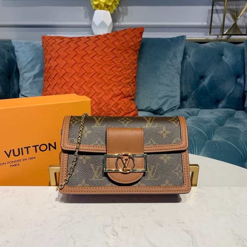 Replica Louis Vuitton Monogram Canvas Dauphine Chain Wallet M68746 - Image 2