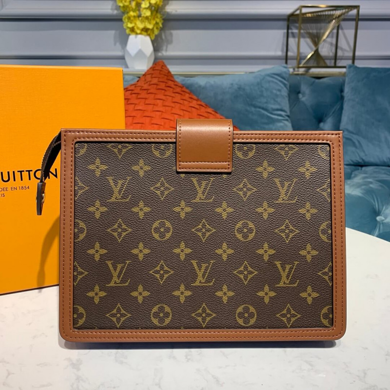 Replica Louis Vuitton Monogram Canvas Dauphine Clutch M44178 - Image 2