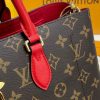 Best Replicas Bags - Louis Vuitton Monogram Canvas Flower Tote M43553 Red Top Quality Louis Vuitton LV Replica Bags On Sales