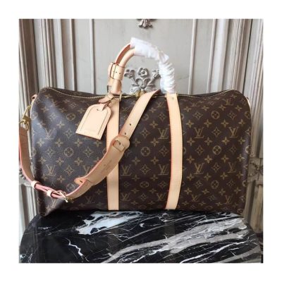 Alternative view of Replica Louis Vuitton Monogram Canvas Keepall Bandouliere 50 M41416