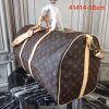 Best Replicas Bags - Louis Vuitton Monogram Canvas Keepall Bandouliere 55 M41414 Top Quality Louis Vuitton LV Replica Bags On Sales