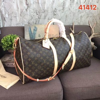 Alternative view of Replica Louis Vuitton Monogram Canvas Keepall Bandouliere 60 M41412
