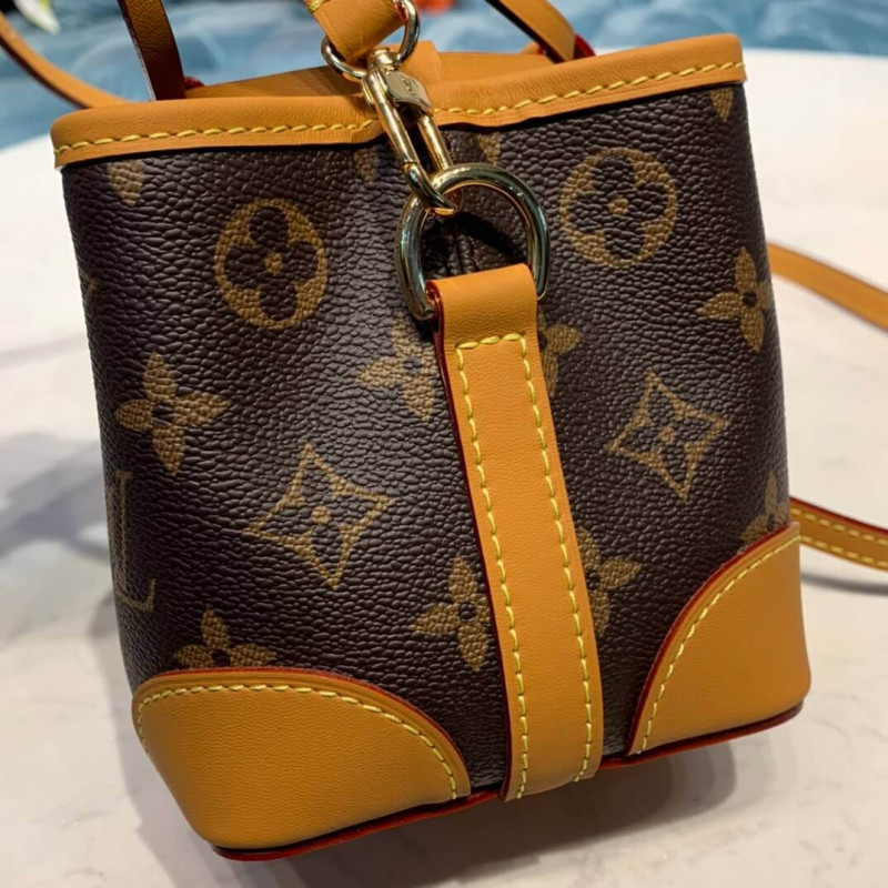 Replica Louis Vuitton Monogram Canvas Mini Bucket Bag M57099 - Image 6