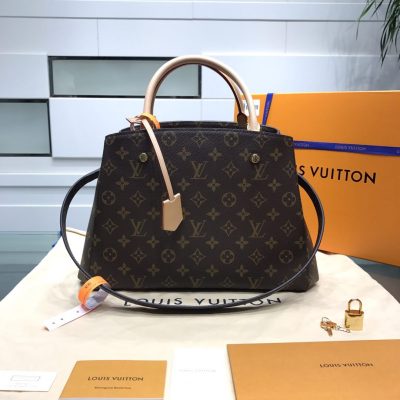 Alternative view of Replica Louis Vuitton Monogram Canvas Montaigne Mm M41056