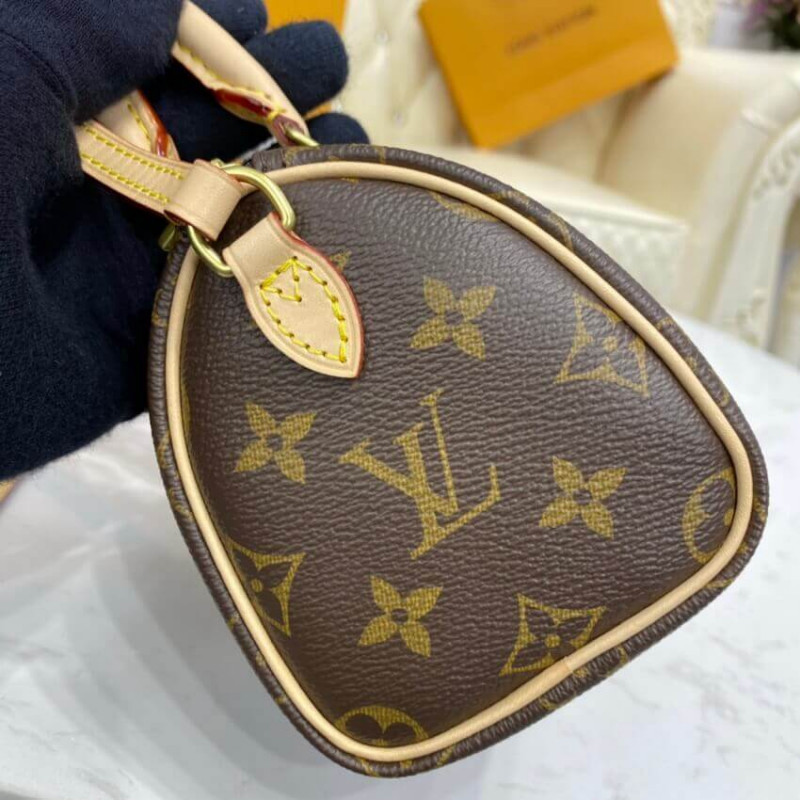 Replica Louis Vuitton Monogram Canvas Nano Speedy M61252 - Image 11