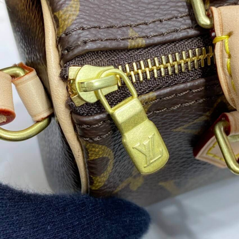 Replica Louis Vuitton Monogram Canvas Nano Speedy M61252 - Image 13