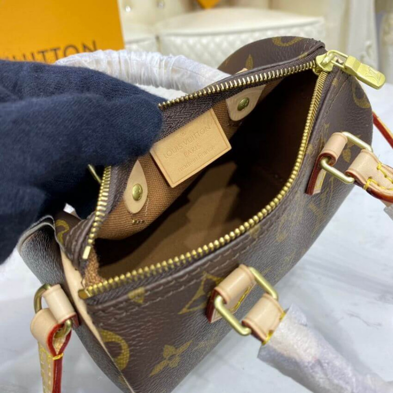 Replica Louis Vuitton Monogram Canvas Nano Speedy M61252 - Image 16