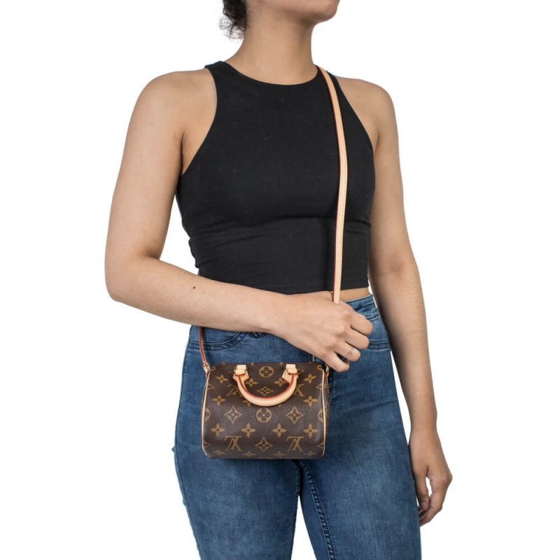 Replica Louis Vuitton Monogram Canvas Nano Speedy M61252 - Image 3