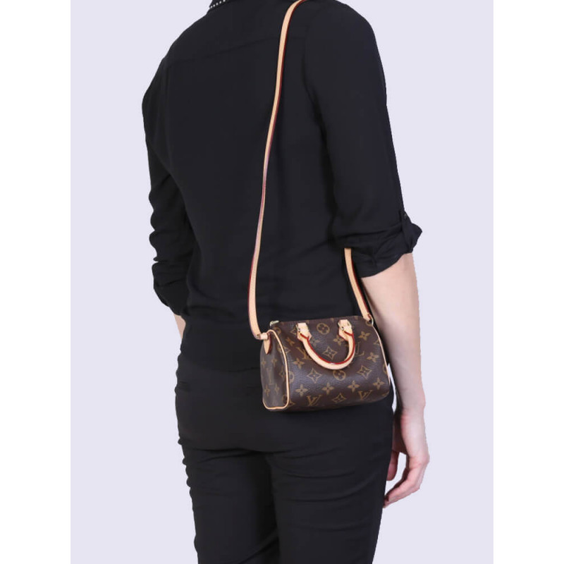 Replica Louis Vuitton Monogram Canvas Nano Speedy M61252 - Image 4