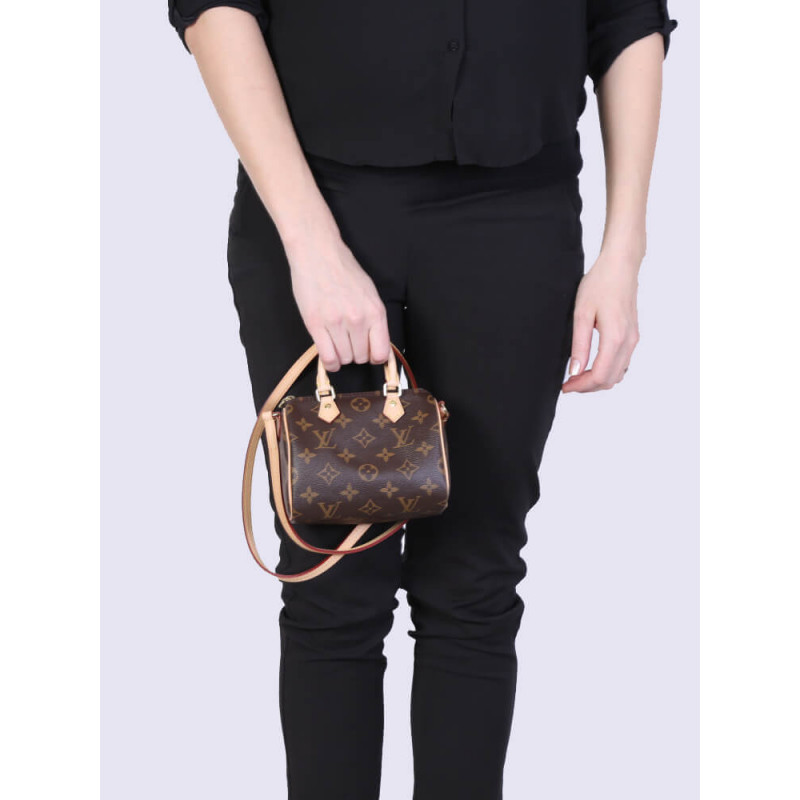 Replica Louis Vuitton Monogram Canvas Nano Speedy M61252 - Image 5