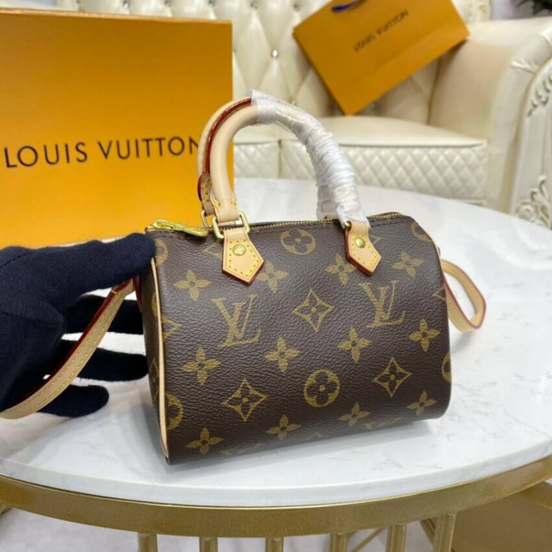 Replica Louis Vuitton Monogram Canvas Nano Speedy M61252 - Image 8
