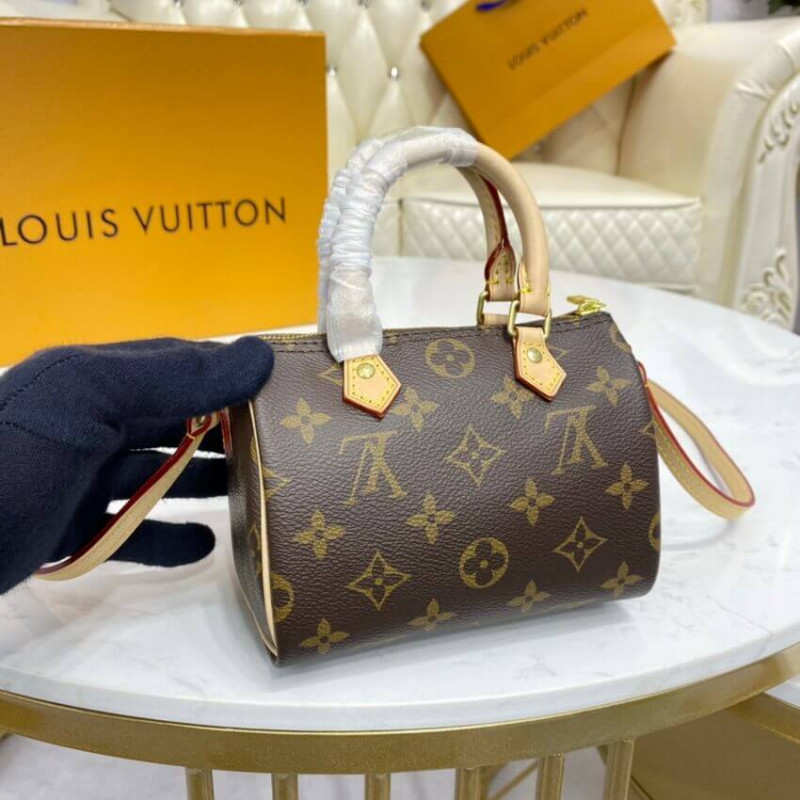Replica Louis Vuitton Monogram Canvas Nano Speedy M61252 - Image 10