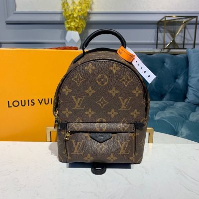 Alternative view of Replica Louis Vuitton Monogram Canvas Palm Springs Backpack Mini M41562