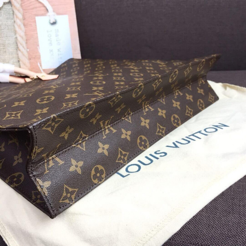 Replica Louis Vuitton Monogram Canvas Sac Plat Tote Bag M51140 - Image 5