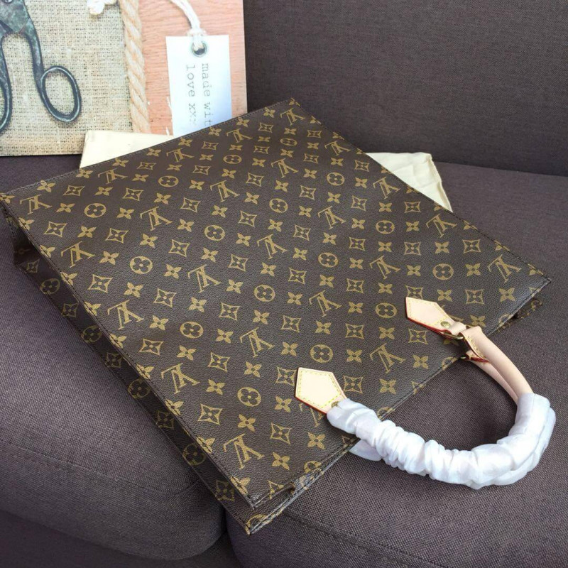 Replica Louis Vuitton Monogram Canvas Sac Plat Tote Bag M51140 - Image 6