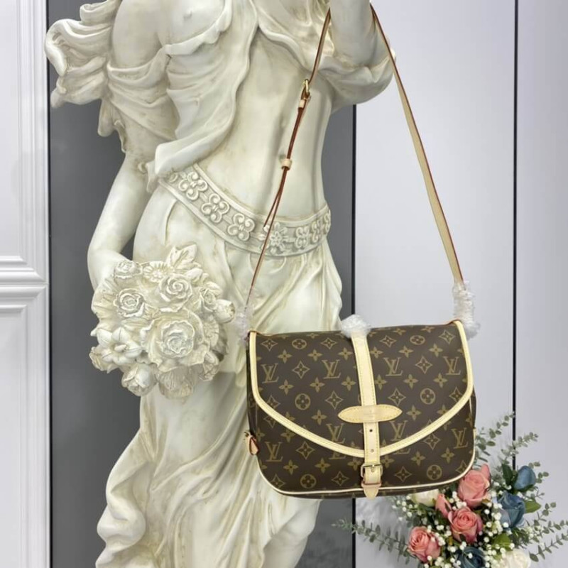 Replica Louis Vuitton Monogram Canvas Saumur Mm M40710 - Image 3