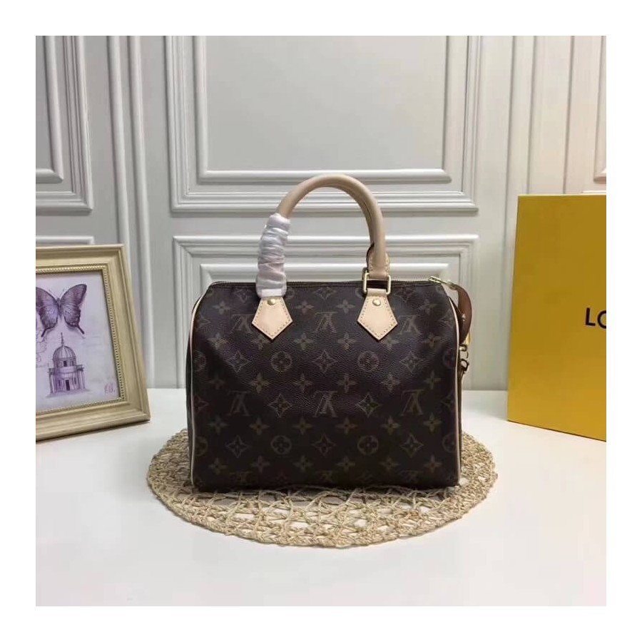 Replica Louis Vuitton Monogram Canvas Speedy 25 M41109 - Image 4