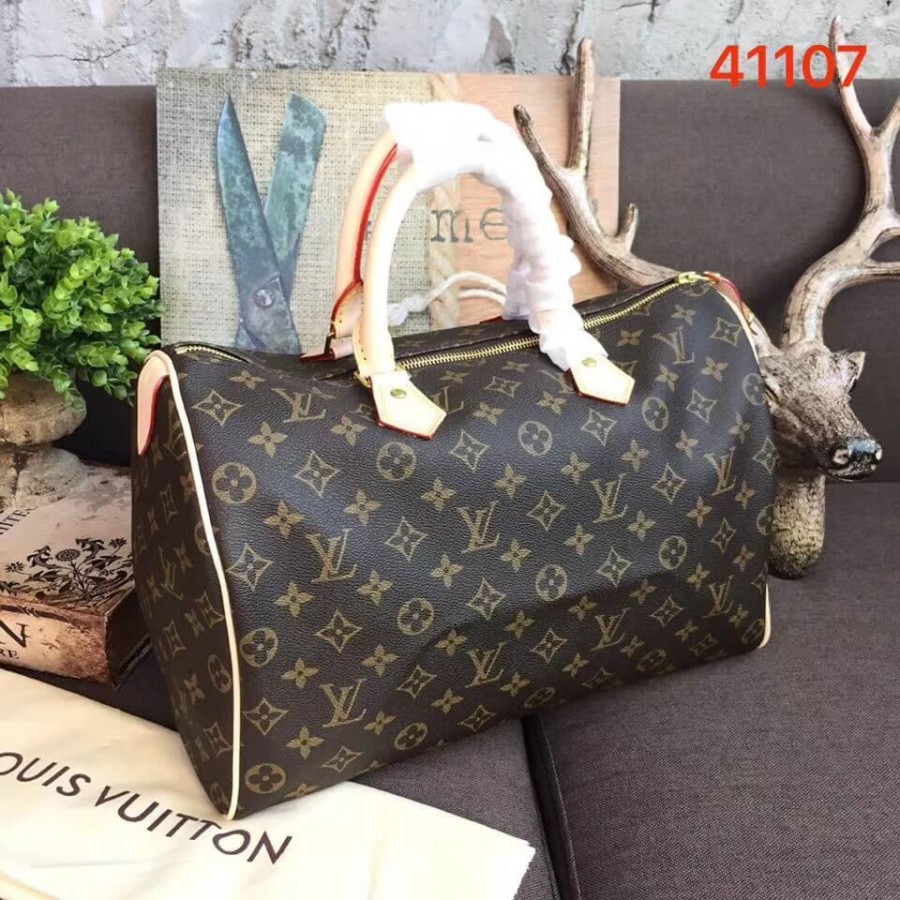 Replica Louis Vuitton Monogram Canvas Speedy 35 M41107 - Image 2