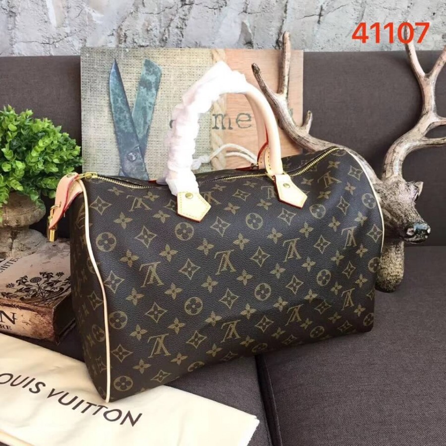 Replica Louis Vuitton Monogram Canvas Speedy 35 M41107 - Image 4
