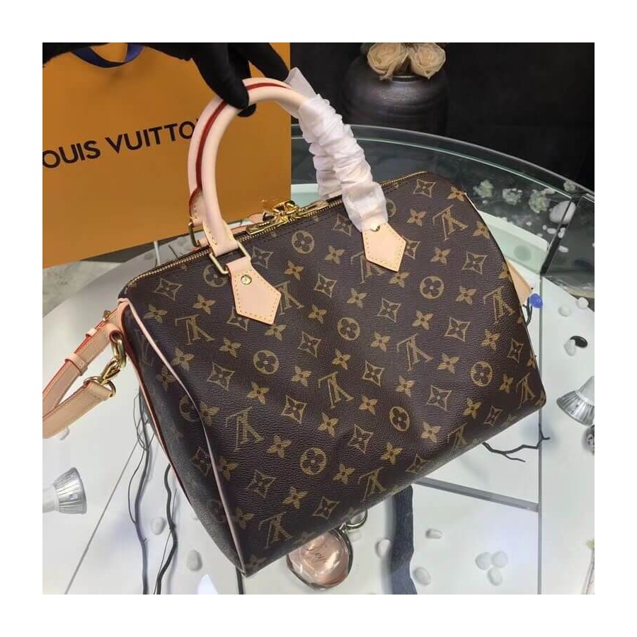 Replica Louis Vuitton Monogram Canvas Speedy Bandouliere 30 M41112 - Image 4