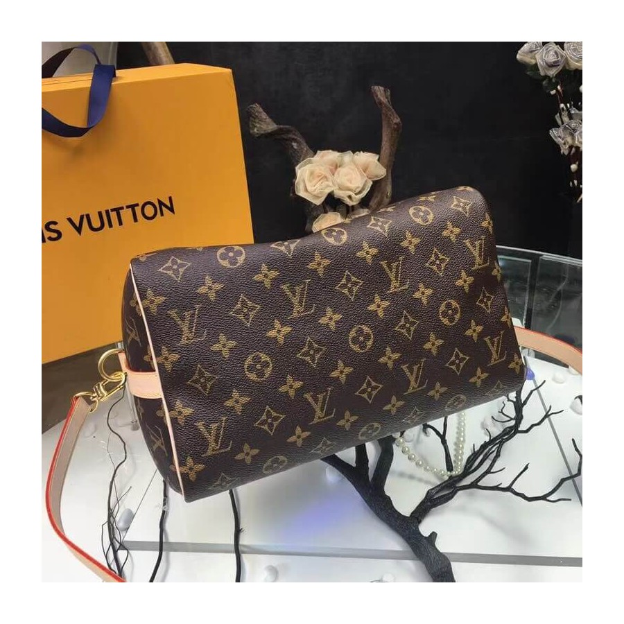 Replica Louis Vuitton Monogram Canvas Speedy Bandouliere 30 M41112 - Image 5