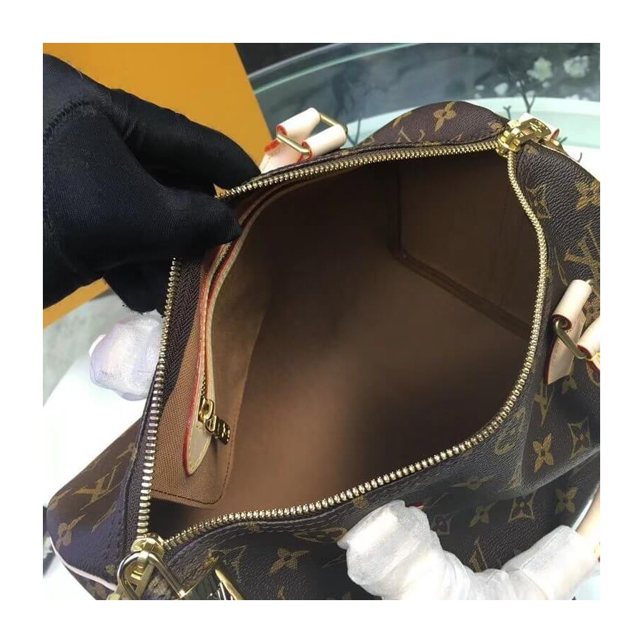 Replica Louis Vuitton Monogram Canvas Speedy Bandouliere 30 M41112 - Image 9