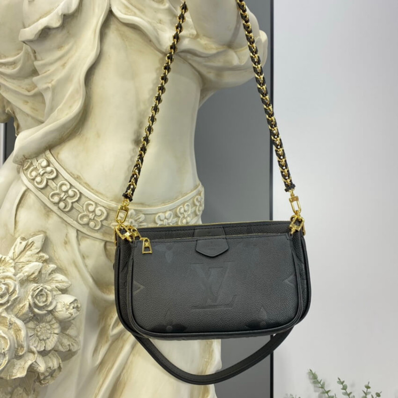 Replica Louis Vuitton Monogram Empreinte Multi Pochette Accessoires M80447 M80399 - Image 3