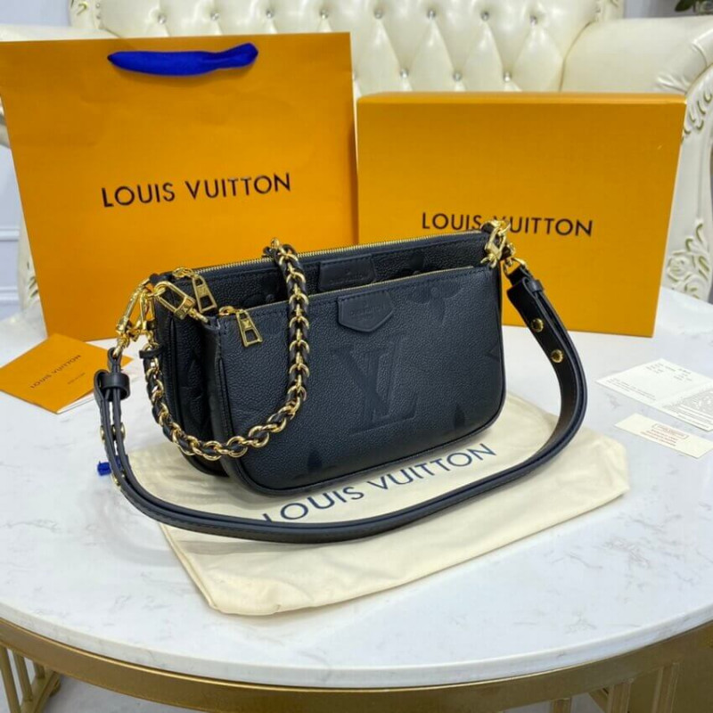 Replica Louis Vuitton Monogram Empreinte Multi Pochette Accessoires M80447 M80399 - Image 5
