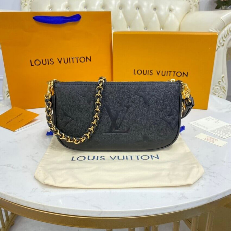 Replica Louis Vuitton Monogram Empreinte Multi Pochette Accessoires M80447 M80399 - Image 6